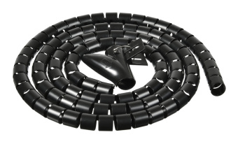 Кабельный органайзер Buro BHP CG155B Spiral Hose 15x1500mm Black - купить недорого с доставкой в интернет-магазине
