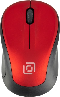 Мышь Оклик 665MW черный/красный оптическая 1600dpi беспров. USB для ноутбука 3but (1025135) - купить недорого с доставкой в интернет-магазине