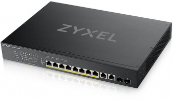 Коммутатор Zyxel XS1930-12HP-ZZ0101F (L2+) 10x10Гбит/с 2SFP+ 8PoE++ 375W управляемый - купить недорого с доставкой в интернет-магазине