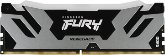 Память DDR5 24GB 7200MHz Kingston KF572C38RSA-24 Fury Renegade Silver/Black RGB RTL Gaming PC5-57600 CL38 DIMM 288-pin 1.45В single rank с радиатором Ret - купить недорого с доставкой в интернет-магазине