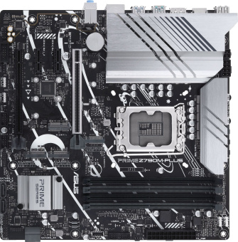Материнская плата Asus PRIME Z790M-PLUS Soc-1700 Intel Z790 4xDDR5 mATX AC`97 8ch(7.1) GbLAN RAID+HDMI+DP - купить недорого с доставкой в интернет-магазине