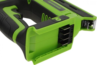 Степлер ручной Greenworks G24CS10 скобы 4/55/90/18GA - купить недорого с доставкой в интернет-магазине