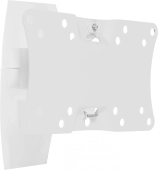 Кронштейн для телевизора Holder LCDS-5062 белый 19"-32" макс.30кг настенный поворот и наклон - купить недорого с доставкой в интернет-магазине