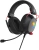 Наушники с микрофоном Оклик HS-L305G черный/красный 2м мониторные оголовье (2060511) - купить недорого с доставкой в интернет-магазине