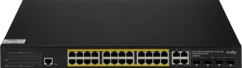 Коммутатор Cudy GS2028PS4-300W (L2) 28x1Гбит/с 4SFP 24PoE+ 300W управляемый - купить недорого с доставкой в интернет-магазине