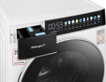 Стиральная машина Weissgauff WM 58411 Premium класс: A+++ загр.фронтальная макс.:11кг белый инвертор - купить недорого с доставкой в интернет-магазине