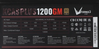 Блок питания Formula ATX 1200W AC KCAS PLUS 1200GM V2 80+ gold (20+4pin) APFC 140mm fan 10xSATA Cab Manag RTL - купить недорого с доставкой в интернет-магазине