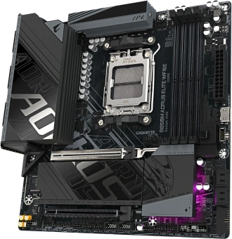 Материнская плата Gigabyte B850M A ELT WF6E SocketAM5 AMD B850 4xDDR5 mATX AC`97 8ch(7.1) 2.5Gg RAID+DP - купить недорого с доставкой в интернет-магазине