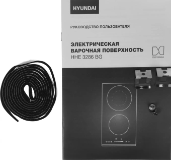Варочная поверхность Hyundai HHE 3286 BG черный - цена, купить или заказать с доставкой в интернет-магазине Варочная поверхность Hyundai HHE 3286 BG черный - купить недорого с доставкой в интернет-магазине