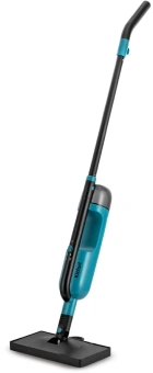 Швабра паровая Kitfort КТ-1078 1350Вт черный/бирюзовый - купить недорого с доставкой в интернет-магазине