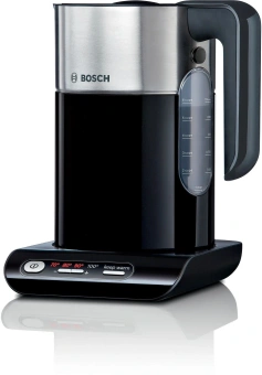 Чайник электрический Bosch TWK8613P 1.5л. 2400Вт черный/серебристый корпус: металл/пластик - купить недорого с доставкой в интернет-магазине