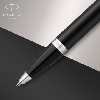Ручка шариков. Parker IM Essential K319 (CW2143632) Matte Black CT M син. черн. подар.кор. - купить недорого с доставкой в интернет-магазине