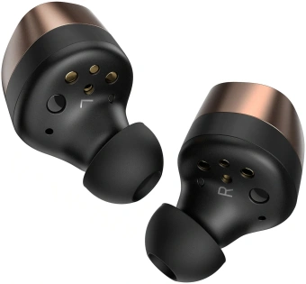 Гарнитура внутриканальные Sennheiser Momentum True Wireless 4 черный/медный беспроводные bluetooth в ушной раковине (700367 MTW4 BLACK COPPER) - купить недорого с доставкой в интернет-магазине