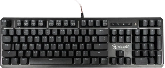 Клавиатура A4Tech B975 механическая черный USB Multimedia for gamer LED (подставка для запястий) кабель 1.8м - купить недорого с доставкой в интернет-магазине