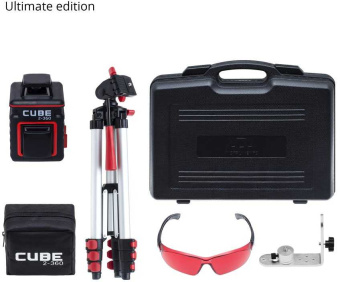 Уровень лазер. Ada Cube 2-360 Ultimate Edition 2кл.лаз. 635нм цв.луч. красный 2луч. (А00450) - купить недорого с доставкой в интернет-магазине