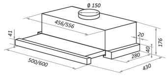 Вытяжка встраиваемая Maunfeld VS Fast Glass 60 белый управление: кулисные переключатели (1 мотор) - цена, купить или заказать с доставкой в интернет-магазине Вытяжка встраиваемая Maunfeld VS Fast Glass 60 белый управление: кулисные переключатели (1 мотор) - купить недорого с доставкой в интернет-магазине
