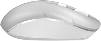Мышь A4Tech Fstyler FB26CS Air2 серебристый/белый оптическая 2000dpi silent беспров. BT/Radio USB для ноутбука 4but (FB26CS AIR2 ICY WHITE) - купить недорого с доставкой в интернет-магазине