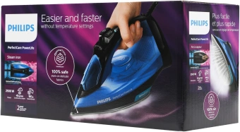 Утюг Philips GC3920/20 2500Вт синий/черный - купить недорого с доставкой в интернет-магазине