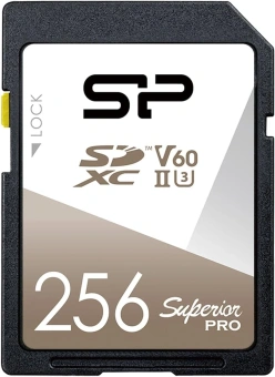 Флеш карта SDXC 256GB Silicon Power SP256GBSDXJV6V10 Superior w/o adapter - купить недорого с доставкой в интернет-магазине