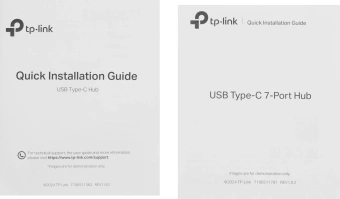 Разветвитель USB-C TP-Link UH7020C 2порт. серый - купить недорого с доставкой в интернет-магазине