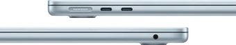 Ноутбук Apple MacBook Air A3240 M4 10 core 24Gb SSD512Gb/10 core GPU 13.6" Liquid Retina (2560x1664) macOS lt.blue WiFi BT Cam (MC6V4LL/A) - купить недорого с доставкой в интернет-магазине