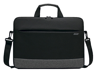 Сумка для ноутбука 15.6" Acer LS series OBG202 черный/серый полиэстер (ZL.BAGEE.002) - купить недорого с доставкой в интернет-магазине