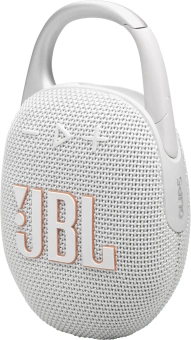 Колонка порт. JBL Clip 5 белый 7W Mono BT 1400mAh - купить недорого с доставкой в интернет-магазине