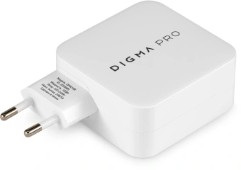 Сетевое зар./устр. Digma Pro DPW10B 100W 5A (PD+QC) 2хUSB-C/USB-A универсальное белый (DPW1B0G012WH) - купить недорого с доставкой в интернет-магазине