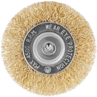 Щетка дисковая Matrix 74448 d=75мм d(посад.)=6мм (дрели) - купить недорого с доставкой в интернет-магазине