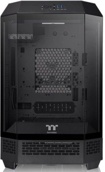 Корпус Thermaltake The Tower 300 Black черный без БП mATX 8x120mm 6x140mm 2xUSB3.0 audio bott PSU - купить недорого с доставкой в интернет-магазине