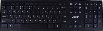 Клавиатура Acer OKR010 черный USB беспроводная slim Multimedia (ZL.KBDEE.003) - купить недорого с доставкой в интернет-магазине