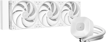 Система водяного охлаждения Deepcool LE360 V2 Pure Soc-AM5/AM4/1200/1700/1851 белый 4-pin 19-31.6dB Al 250W 1554gr Ret (R-LE360PURE-WHLNMD-G-1) - купить недорого с доставкой в интернет-магазине