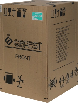 Плита Газовая Gefest ПГ 3200-08 К33 белый/черный (без крышки) реш.сталь - купить недорого с доставкой в интернет-магазине