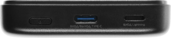 Мобильный аккумулятор Solove W12 5000mAh QC3.0/PD3.0 20W 3A USB-C беспров.зар. черный (W12 BLACK RUS) - купить недорого с доставкой в интернет-магазине