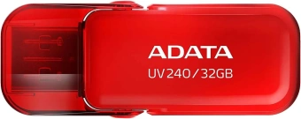 Флеш Диск A-Data 32GB UV240 AUV240-32G-RRD USB2.0 красный - купить недорого с доставкой в интернет-магазине