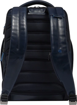 Рюкзак мужской Piquadro Blue Square CA6593B2/BLU2 темно-синий натур.кожа - купить недорого с доставкой в интернет-магазине