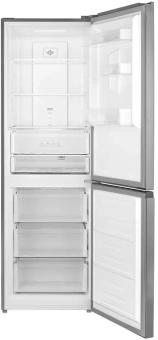 Холодильник Weissgauff WRK 185 Total NoFrost Inverter Inox 2-хкамерн. нержавеющая сталь инвертер - купить недорого с доставкой в интернет-магазине