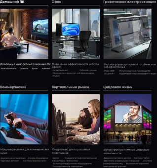 ПК Мини Chuwi CoreBox i7 13620H (2.4) 16Gb SSD512Gb UHDG Windows 11 Pro GbitEth WiFi BT 120W серый - купить недорого с доставкой в интернет-магазине