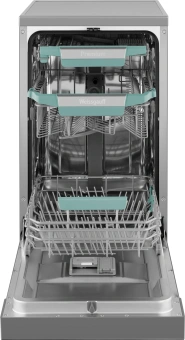 Посудомоечная машина Weissgauff DW 4539 Inverter Touch AutoOpen Inox серебристый (узкая) инвертор - купить недорого с доставкой в интернет-магазине