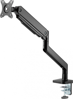 Кронштейн для мониторов Ultramounts UM730 черный 17"-45" макс.16кг крепление к столешнице поворот и наклон - купить недорого с доставкой в интернет-магазине
