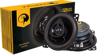 Колонки автомобильные Phantom FS-100 (без решетки) 60Вт 91дБ 4Ом 10см (4дюйм) (ком.:2кол.) коаксиальные двухполосные - купить недорого с доставкой в интернет-магазине