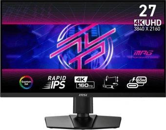Монитор MSI 27" Optix MPG 274URF QD черный IPS LED 16:9 HDMI полуматовая HAS Piv 400cd 178гр/178гр 3840x2160 160Hz FreeSync Premium DP 4K USB 6.4кг - купить недорого с доставкой в интернет-магазине
