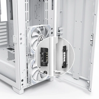 Корпус Montech Sky One Lite белый без БП ATX 3x120mm 2xUSB3.0 1xUSB3.1 audio bott PSU - купить недорого с доставкой в интернет-магазине