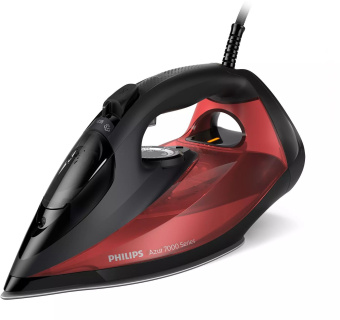Утюг Philips DST7022/40 2800Вт черный/красный - купить недорого с доставкой в интернет-магазине