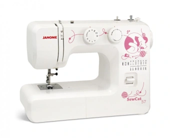 Швейная машина Janome Sew Cat 57 белый/рисунок - купить недорого с доставкой в интернет-магазине