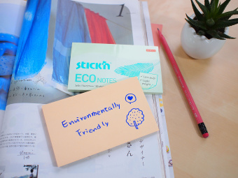 Блок самоклеящийся бумажный Stick`n ECO 21744 51x76мм 100лист. 60г/м2 пастель зеленый - купить недорого с доставкой в интернет-магазине
