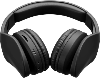 Гарнитура накладные Digma BT-17 черный беспроводные bluetooth оголовье (BT17B) - купить недорого с доставкой в интернет-магазине