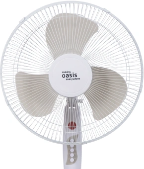 Вентилятор напольный Oasis VF-40PWG 40Вт скоростей:3 белый/серый - купить недорого с доставкой в интернет-магазине