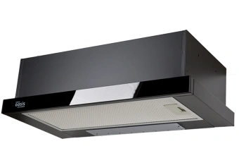 Вытяжка встраиваемая Oasis UV-60G (F) черный управление: кнопочное (1 мотор) - купить недорого с доставкой в интернет-магазине
