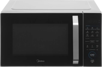 Микроволновая Печь Midea EM825P2ET-S 25л. 800Вт серебристый - купить недорого с доставкой в интернет-магазине